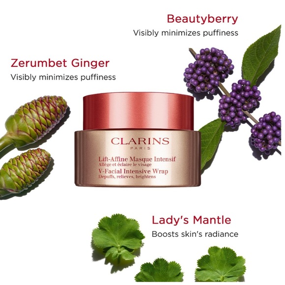 Clarins V-Facial Intensive Wrap De-Puffing Facial Mask - 2.5oz - 75ml - NIB - Picture 6 of 6
